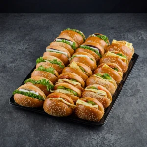 מיני המבורגר גבינות (20 יח')